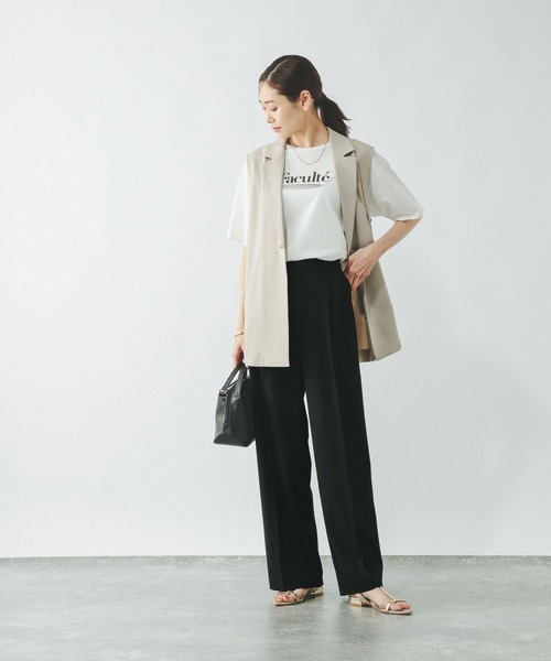 GLOBAL WORK（グローバルワーク） パンツ ウツクシルエットDRYワイド
