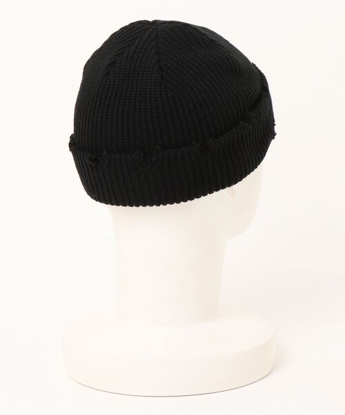 Anthe（アンテ） ニット帽 ニットキャップ パンク風ダメージ加工ワッチ