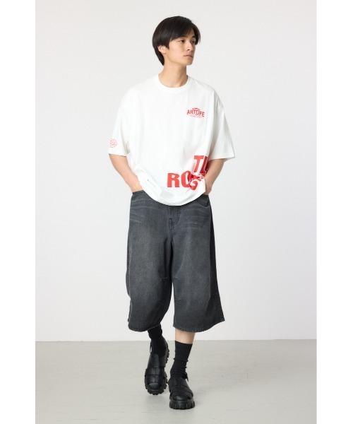 ロデオクラウンズ ワイドボウル umie 限定 即完売 T ブラック L RODEO CROWNS WIDE BOWL（ロデオクラウンズワイドボウル） tシャツ イ