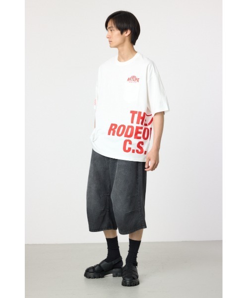 ロデオロンTグレー、白 RODEO CROWNS WIDE BOWL | ガーデンTシャツ (Tシャツ・カットソー(半袖