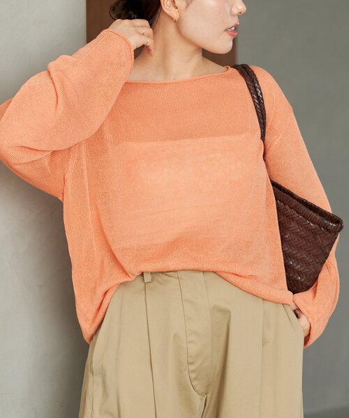 ☆タグ付き新品☆plage fino silkyニットプルオーバー fino silky kn プルオーバー（ニット／セーター）｜Plage