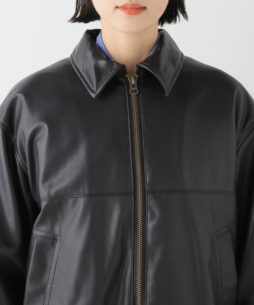 FRAMeWORK（フレームワーク） ジップアップブルゾン FREE ブラック