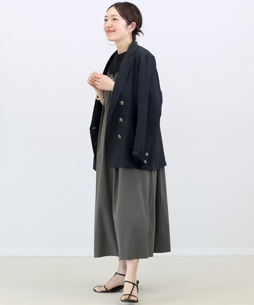 Aletta vita ワンピース フロントジップ後ろリボンキャミワンピース