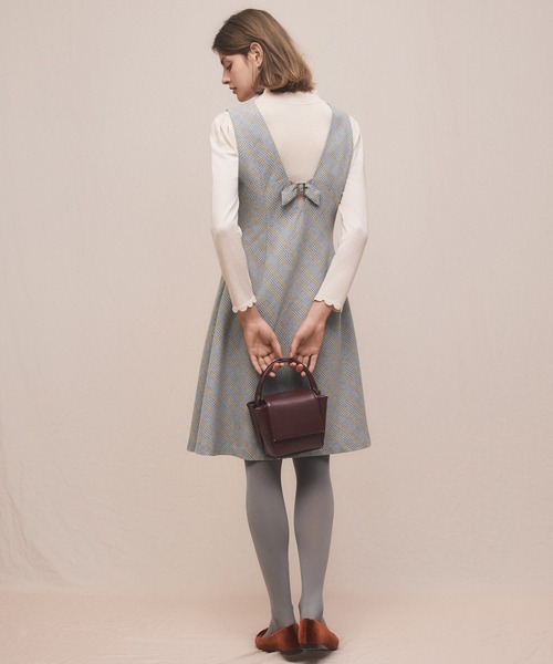 「UNIVERVAL MUSE」 サロペットスカート 2 ブルー レディース_画像2