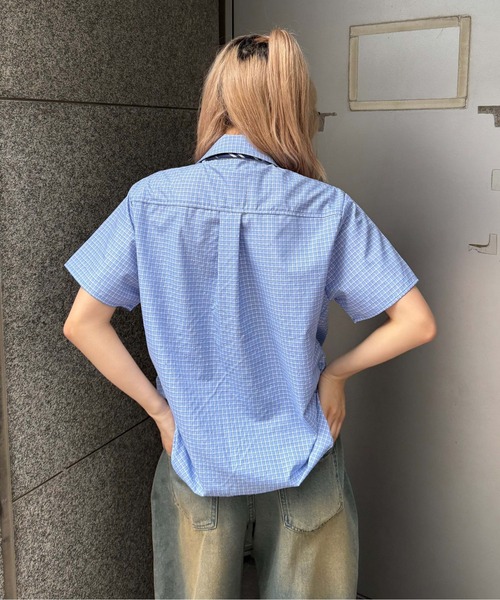 ブラウス シャツ ラインストーンシャツ レディース ブラウス シャツ ラインストーンチェックシャツ レディース