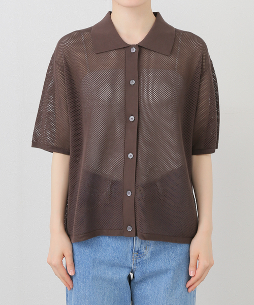 【新品】JOURNAL STANDARD relume メッシュカーディガン メッシュカーディガン（カーディガン）｜JOURNAL STANDARD