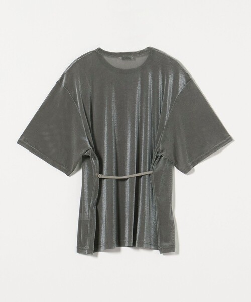 ATTISESSION tシャツ 「ATTISESSION」メッシュ ベロア Tシャツ