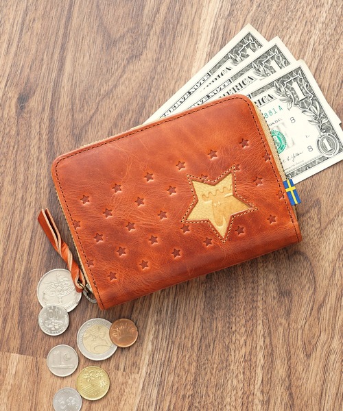 moz（モズ） 財布 「」star2 R二つ折り財布 86154 レディース メンズ