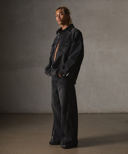 GRANCY ジーンズ 「GRANCY」ZipDesign Buggy DenimPants