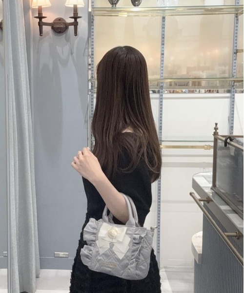 15日まで最終価格♥️フランス アンティーク キルト バッグ  ローズ B1056M.jpg?20150428163911