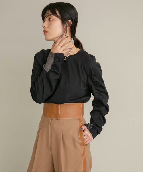 「Eimee Law」 長袖カットソー 38 ブラック レディース