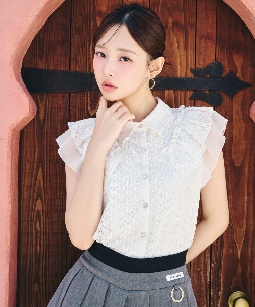 REDYAZEL フロントレースアップブラウス REDYAZEL｜フロントレースアップブラウス | Rakuten Fashion
