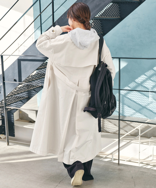 Spick&Span ショートコート　ベージュ　 サイズ36 W/Nyモッサステンカラーショートコート | スピック＆スパン(Spick and