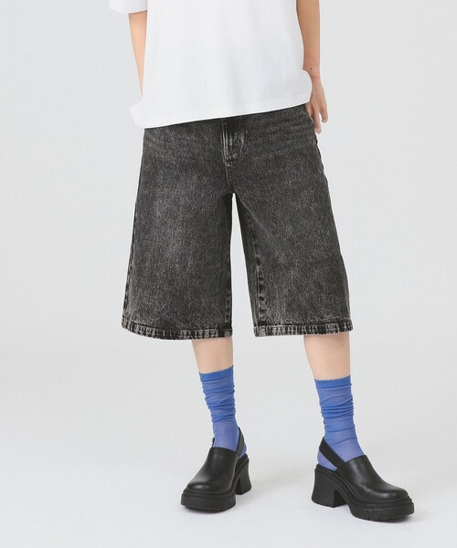 Ray BEAMS パンツ デニム ハーフ レディース : ZOZOTOWN Yahoo