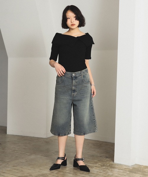 【半額以下】00s BeAmbition ハーフデニムパンツ 半額以下】00s BeAmbition ハーフデニムパンツ - メルカリ