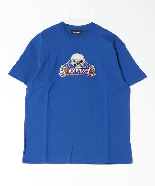 「XLARGE」 半袖Tシャツ L ブルー メンズ