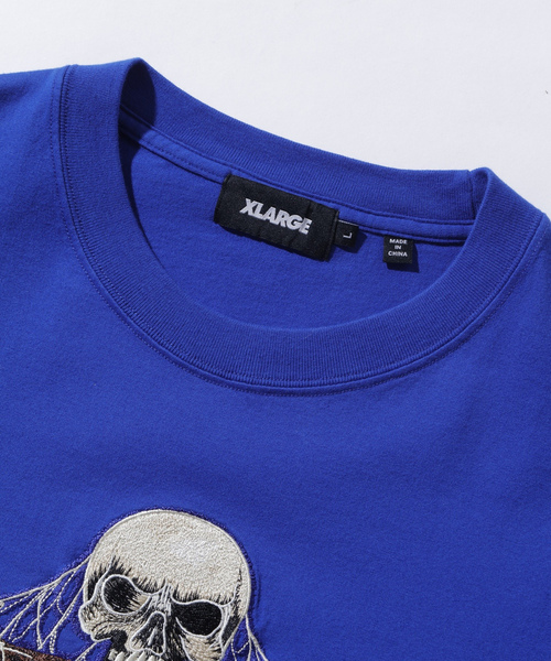 「XLARGE」 半袖Tシャツ L ブルー メンズ