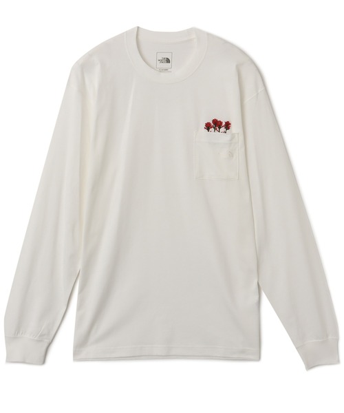 THE NORTH FACE tシャツ L/S FD Flower Logo Tee / ザ・ノース