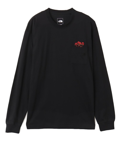 THE NORTH FACE tシャツ L/S FD Flower Logo Tee / ザ・ノース
