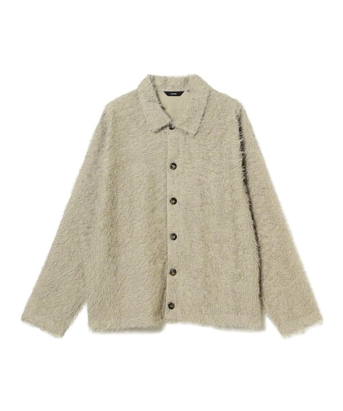 BEAMS（ビームス） シャツ リラックスフィット フリンジ シャツ メンズ