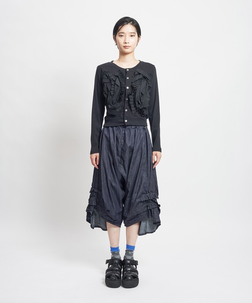 『gomme』黒サルエルパンツ gomme 「gomme」 サルエルパンツ MEDIUM ブラック レディース