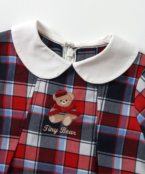 apres les cours（アプレレクール） ワンピース tiny bear ストライプ