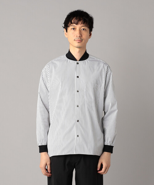 ベータ・メン（BMEN）/ストライプシャツ ブルゾン β MEN（ベータ・メン） ブルゾン アウター ストライプシャツ ブルゾン