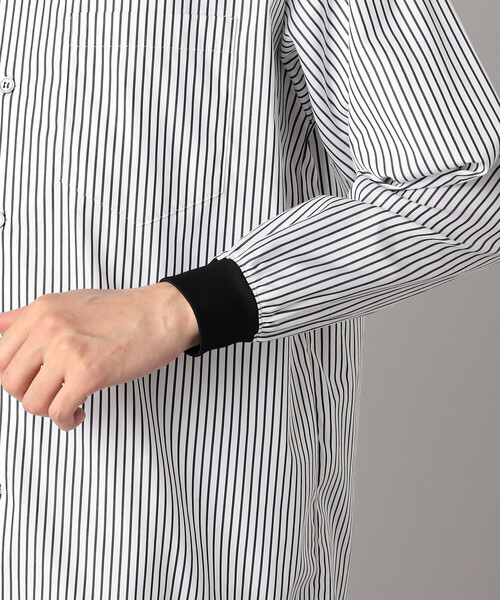 ベータ・メン（BMEN）/ストライプシャツ ブルゾン β MEN（ベータ・メン） ブルゾン アウター ストライプシャツ ブルゾン