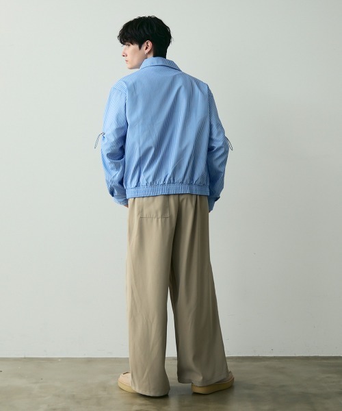 Shoowtime（ショウタイム） ブルゾン アウター Striped Zip Blouson