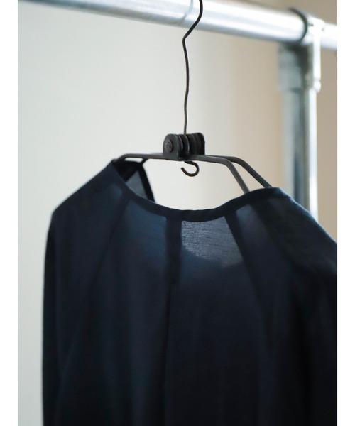 「FIL DE FER」 半袖ブラウス FREE ネイビー レディース_画像2