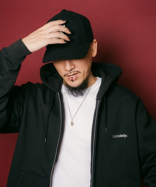 Subciety（サブサエティ） パーカー Trademark zip hoodie メンズ