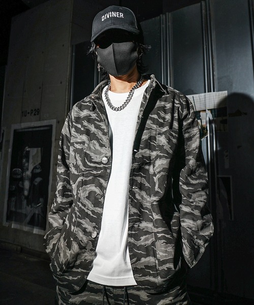 DIVINER（ディバイナー） カバーオール 「DIVINER」Tiger Camo
