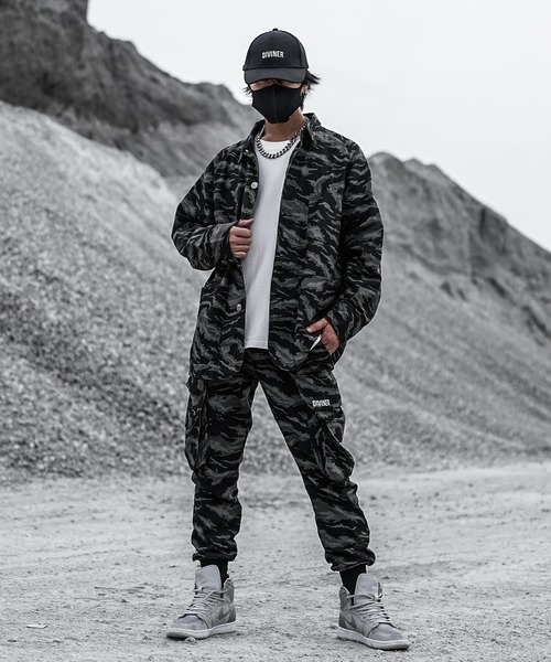 DIVINER（ディバイナー） カバーオール 「DIVINER」Tiger Camo