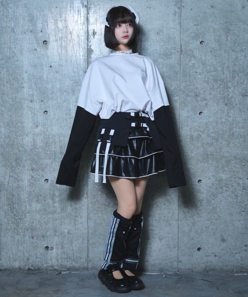 Re：CRYPT（リクリプト） tシャツ レイヤードリフレクターロンT / ワン