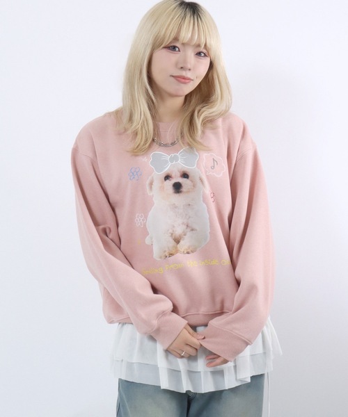 トレーナー スウェット おしゃれねこちゃん わんちゃんアニマル