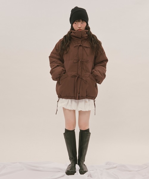 loin nuit ブルゾン アウター ribbon padding blouson / リボン