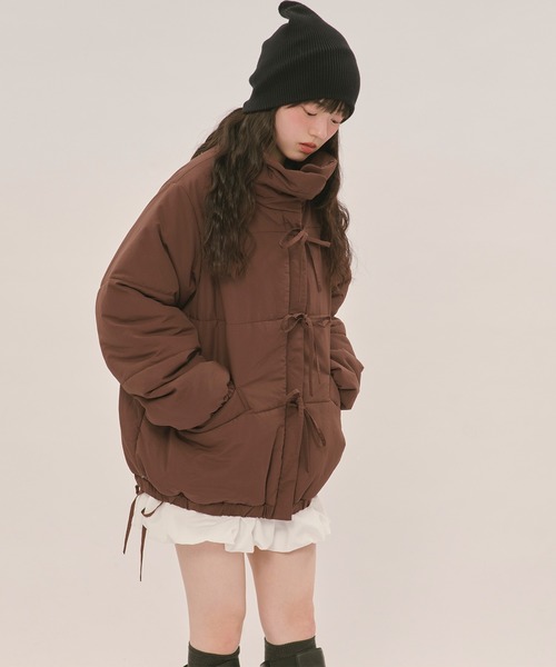 loin nuit ブルゾン アウター ribbon padding blouson / リボン