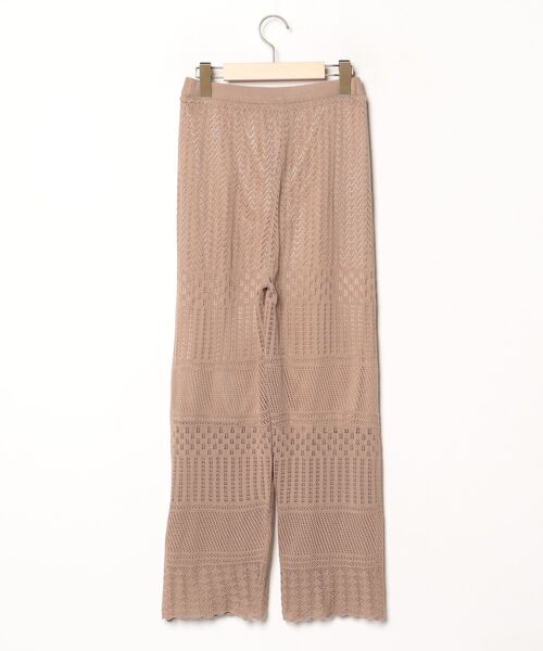 「w closet」 イージーパンツ FREE ベージュ レディース_画像2