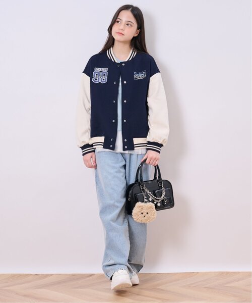 pom ponette junior（ポンポネット ジュニア） スタジャン アウター