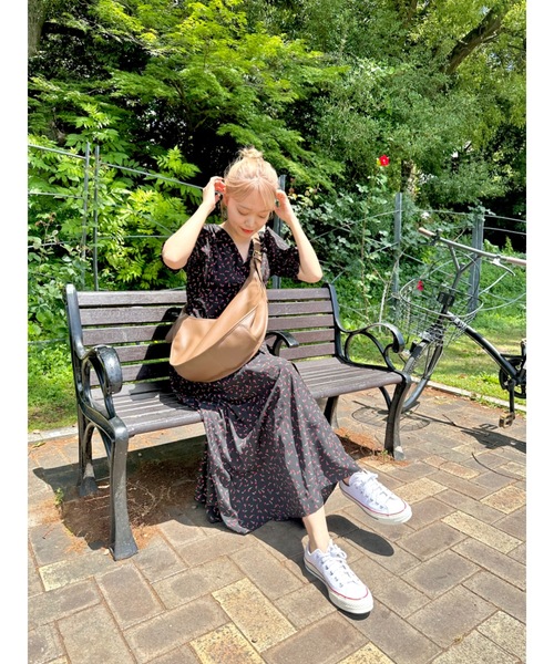 「JUMELLE」 半袖ワンピース M ブラック レディース_画像5