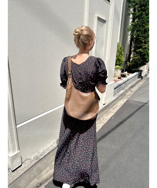 「JUMELLE」 半袖ワンピース M ブラック レディース_画像9
