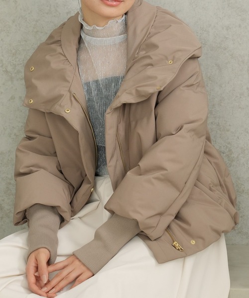 TRUDEA（トルディア） ダウンコート ダウンジャケット シームレス袖