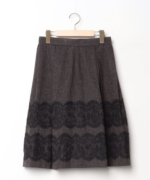 [新品] TO BE CHIC レディーススカート フレアートゥービーシック TO BE CHIC（トゥー ビー シック） フレアスカート 40 ブラウン