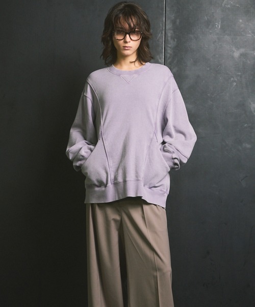 MAISON SPECIAL スウェット UNISEX》【ONE-MILE WEAR】Prime-Over Crew Neck Fade Sweat Pullover