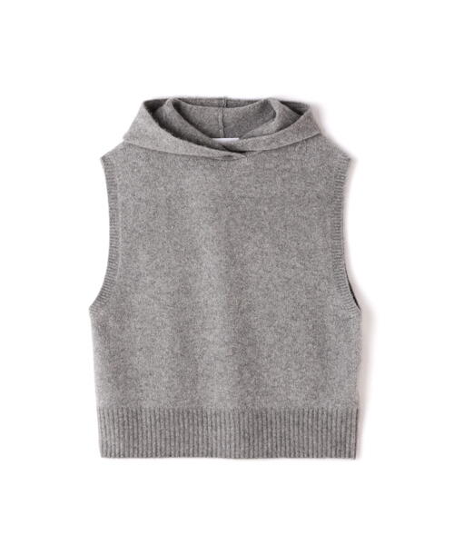 「human woman」 ニットベスト MEDIUM ベージュ レディース_画像2