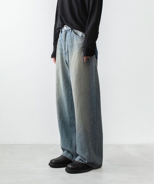ATTACHMENT（アタッチメント） ジーンズ 11OZ デニム ワイドジーンズ