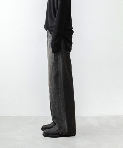 アタッチメント 22SS ワイドデニム パンツ ATTACHMENT（アタッチメント） ジーンズ 11OZ デニム ワイドジーンズ