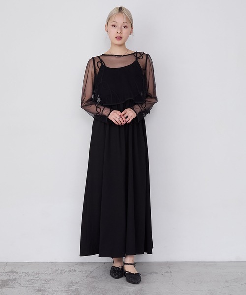 【forksy.】ワンピース　結婚式 お呼ばれ ドレス forksy.（フォルクシー） パーティードレス ワンピース 「forksy