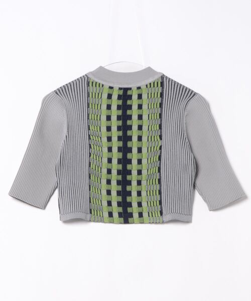 「UN3D.」 半袖ニット 36 ブラック レディースの画像2