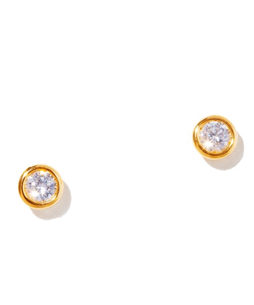 ピアス 「les bon bon」K18 vetra diamond pierce pair/べトラ ダイヤモンド ピアス BOB794 レディースの画像